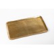 Platter brass rectangle