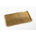Platter brass rectangle